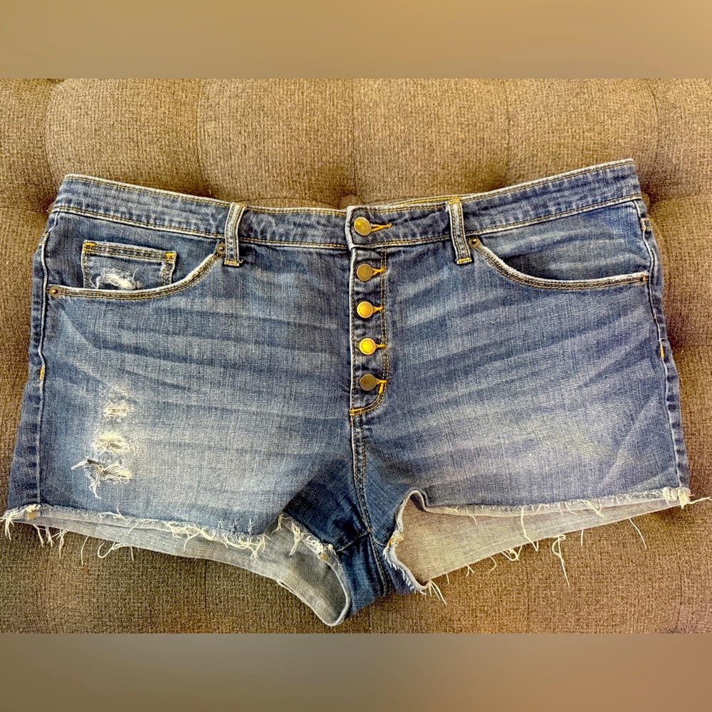 Universal Thread Dark Blue Denim Shorts